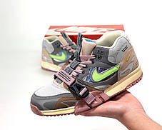 Чоловічі кросівки Nike Air Trainer 1 SP Honeydew Найк Аір Трейнер бежеві замш текстиль рефлектив демісезон, фото 3