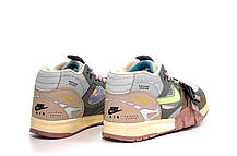 Чоловічі кросівки Nike Air Trainer 1 SP Honeydew Найк Аір Трейнер бежеві замш текстиль рефлектив демісезон, фото 6