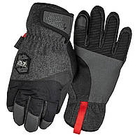 Перчатки зимние Mechanix ColdWork WindShell, Сірий/Чорний, Small