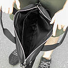 Сумка для ноутбука та документів з екошкіри чорний діловий портфель для паперів, фото 7