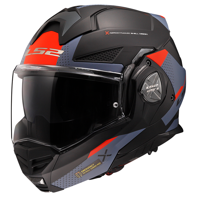 Мотошолом LS2 FF901 Advant X Oblivion Matt Black Blue XXXL