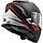 Мотошолом LS2 FF800 Storm 2 Nerve Matt Black Red XXXL, фото 3