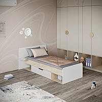Ліжко "Мозайка" з двома висувними ящиками 1950/1250/750 мм.