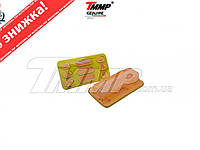Резинки подножек водителя на мопед Deltа ( Дельта) (полиуретан-красный, металл-жёлтый) TMMP EVO