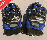 Перчатки PRO-BIKER (синие) VDK-2