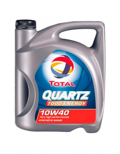 Моторна олива Total Quartz 7000 Energy 10w-40 5 л напівсинтетика для Volkswagen Mercedes-Benz Peugeot Citroen