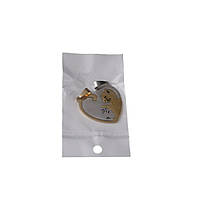 Парні кулони для закоханих із серцем. Подвійні підвіски з котиками. Красиві кулони коти на подарунок, фото 4