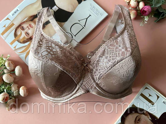90/95Е Повномірний бюстгальтер на 5 розмір грудей пудра, фото 1