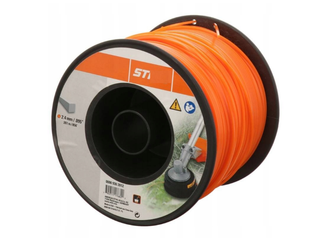 Волосінь d=2,4mm, 253м Квадратна St