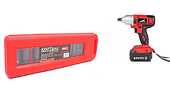 Гайковерт ударний акумуляторний MAX 24V 3 A/h Li-ion MXIWCD + Набір ударних головок 1/2" 10-30 мм Kraft&Dele KD10521