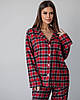 Жіноча піжама Liza принт клітинка розмір S 20719х, фото 6