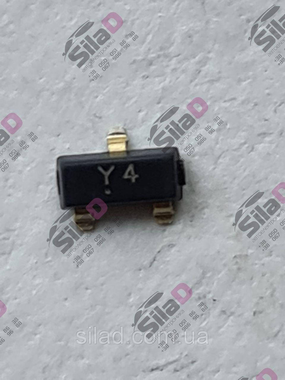 Мікросхема BZX84C15V marking Y4 NXP корпус SOT23 TO236, фото 1