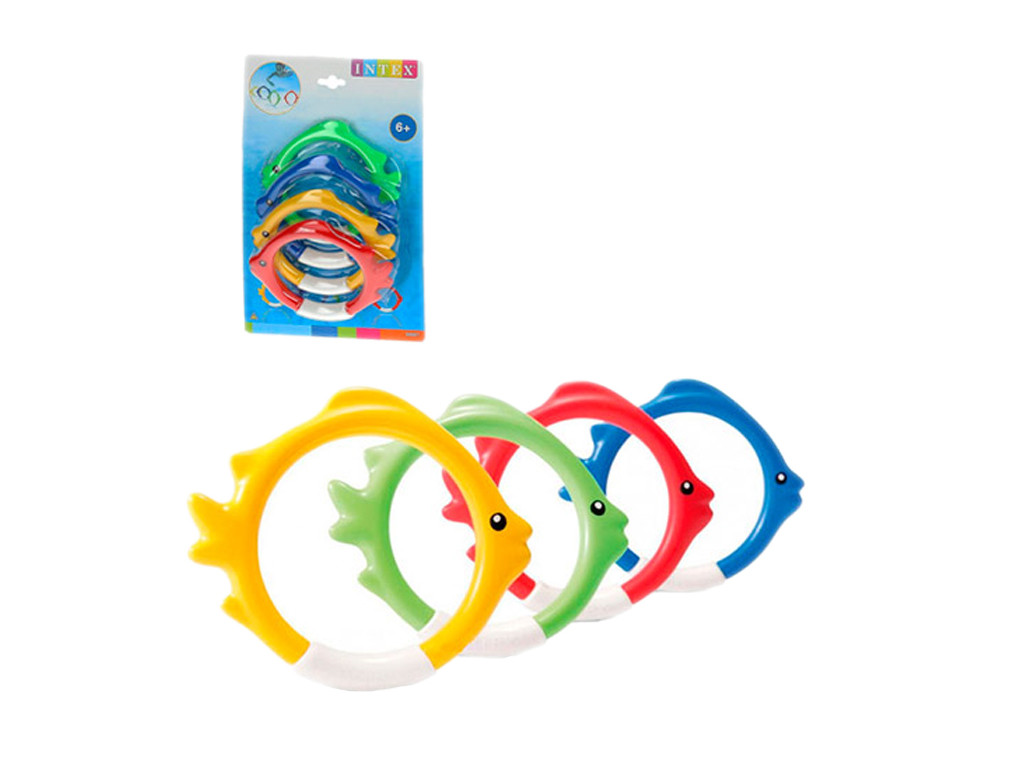 Підводний набір для пірнання Intex 55507 «Рибки», 4 шт., фото 1