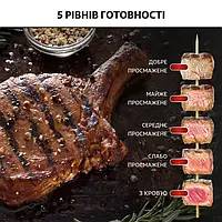 Електрогриль притискний Tefal OptiGrill GC706D34, фото 3