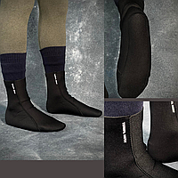 Мужские тактические водонепроницаемые неопреновые носки Thermal Mest без змейки термоноски для военных черные