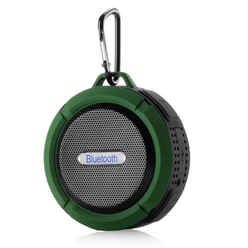 Портативна bluetooth колонка YX2018 green TF-карта 32 ГБ FM-радіо USB 350 мА·год