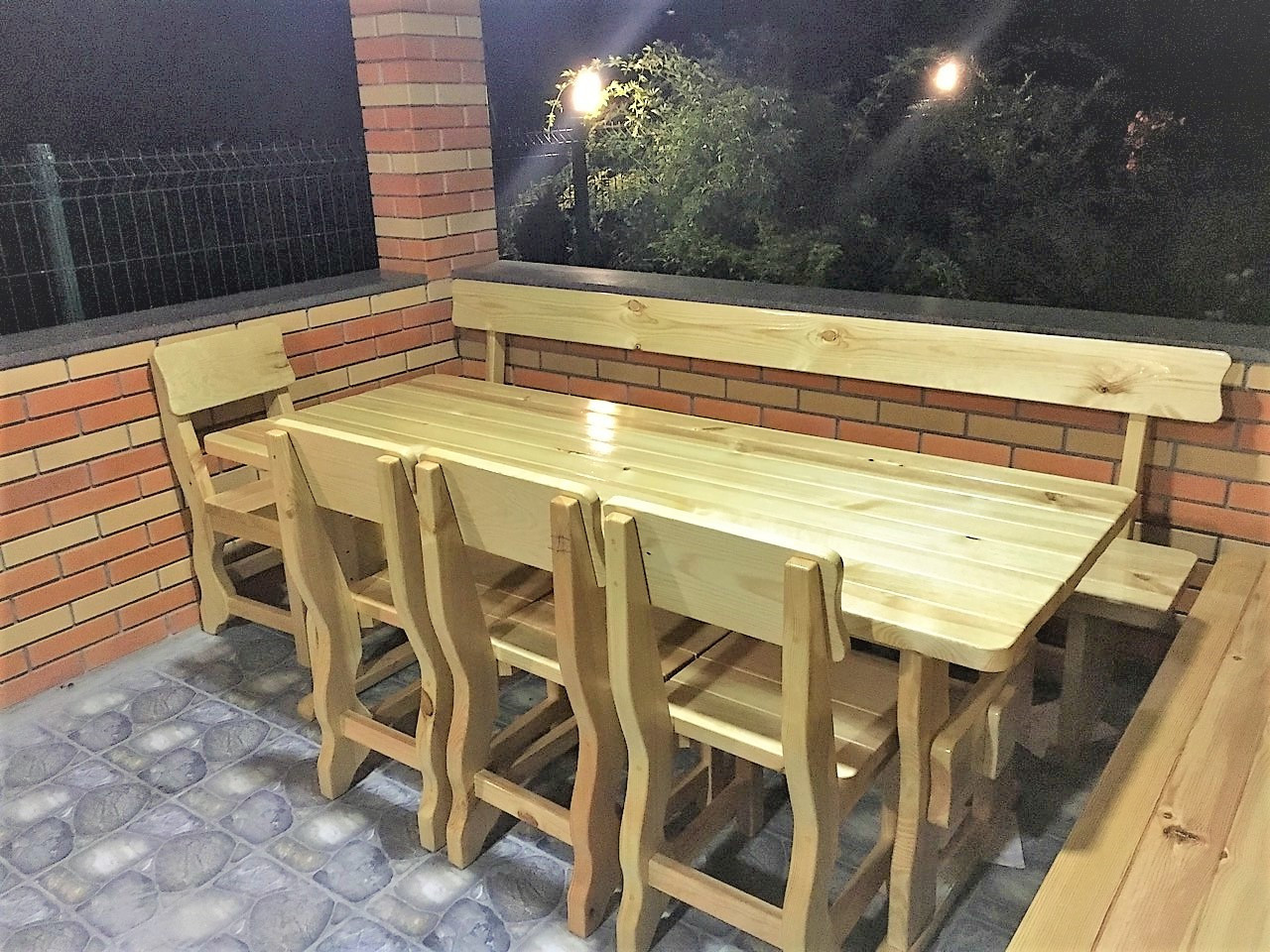 Handmade wooden table 1800x800mm made of solid pine for cafes from the manufacturer. Wood Table 10 - фото 9 - id-p2066082898