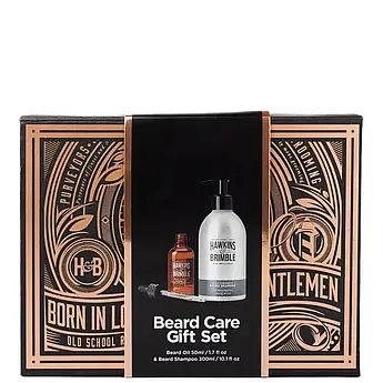 Подарунковий бокс Hawkins&Brimble Beard Gift Set Box (Beard Shampoo + Beard Oil)