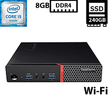 Комп'ютер Lenovo ThinkCentre M700 Tiny/Intel Core i5-6500T 2.50GHz/8GB DDR4/SSD 240GB/Intel HD Graphics 530