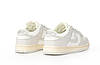 Жіночі кросівки Nike SB Dunk White Grey Взуття Найк СБ Данк білі шкіряні демісезонні, фото 9