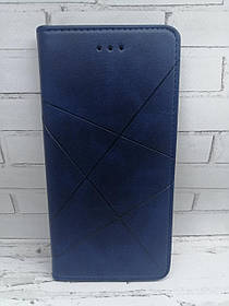 Чохол-книжка для Xiaomi Redmi Note 9 бічний з підставкою протиударний Avantis business синій