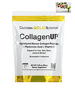 Коллаген ,California Gold Nutrition, CollagenUP, морской  коллаген, гиалуроновая кислота и витамин С