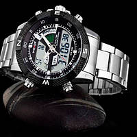 Точные мужские часы Weide Aqua Steel, Высокопрочные часы Weide Aqua Steel, Часы с японским механизмом от Weide