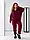 Спортивний костюм для жінок утеплений на флісі розміри від 42 до 56, фото 5