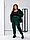 Спортивний костюм для жінок утеплений на флісі розміри від 42 до 56, фото 6