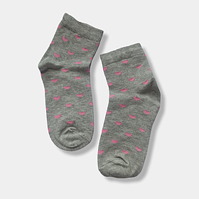 Шкарпетки для дівчинки з принтом серця Twinsocks 14-16(21-26), 18-20(27-32), 22-24(33-37) білі, сірі, рожеві