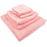 Комплект рушників Supretto Кораловий оксамит 6 шт., рожевий (84710003), фото 2