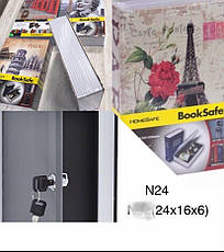 Книга сейф Італія на ключі 240 х 160 х 60 мм, Книга скринька Italy Велика, фото 4