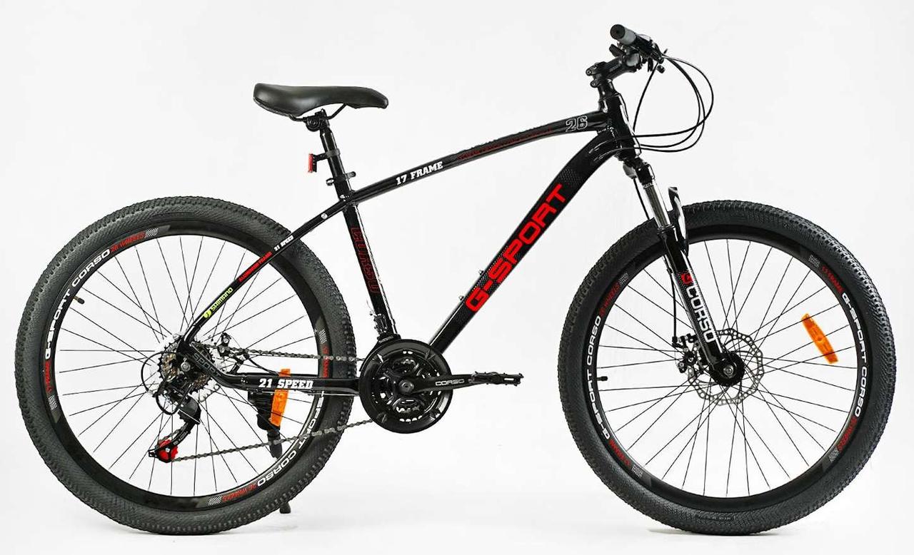 Велосипед гірський CORSO G-SPORT 26 G-26124
