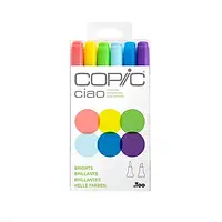 Спиртові маркери Copic Ciao Set Brights 6 кольорів