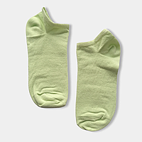 Короткие носки женские однотонные Twinsocks р-23-25(38-40) серый, черный, белый, желтый, сирень, персиковый Салатовый