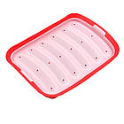 Форма пароварка для хот-догів Supretto на 6 сосисок силіконова (8654), фото 3