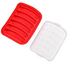 Форма пароварка для хот-догів Supretto на 6 сосисок силіконова (8654), фото 4