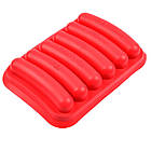Форма пароварка для хот-догів Supretto на 6 сосисок силіконова (8654), фото 6
