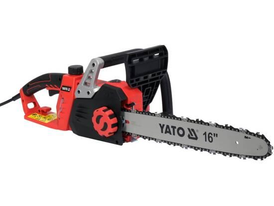Пила ланцюгова електромережева YATO 230 В 2.4 кВт шина 16"/40см 56звеників