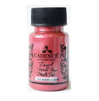 Акрилова фарба Cadence Dora Metallic Paint, 50 мл, Червона