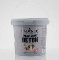 Дрібнозерниста паста з імітацією ефекту бетону, Cadence Trendy Craft Beton, 1,5 кг