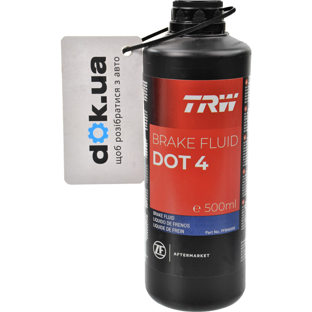 Рідина гальмівна DOT 4 0.5л TRW, фото 1