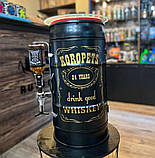 Бар у вигляді бочки підсвічуванням, наливатором, незвичайний подарунок на день народження, фото 8