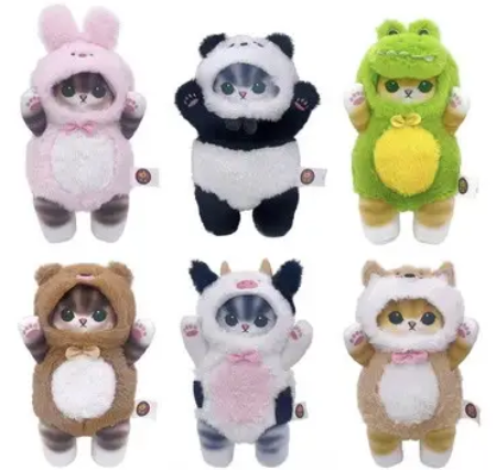 М'яка іграшка Котик Аніме/ Anime Cat Mofusand Plush Toy 25см, фото 1