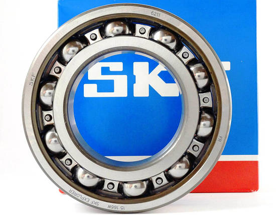 6211 підшипник SKF, відкритий, розмір: 55*100*21, фото 3