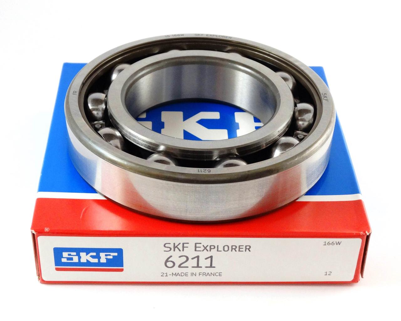 6211 підшипник SKF, відкритий, розмір: 55*100*21