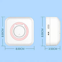 Міні принтер, портативний дитячий принтер з чохлом і 18 рулонів паперу СУПЕР КОМПЛЕКТ 100% В НАЯВНОСТІ, фото 3