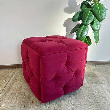 Пуф-трансформер 5в1 Остін-1 велюр червоний 4-0-9005