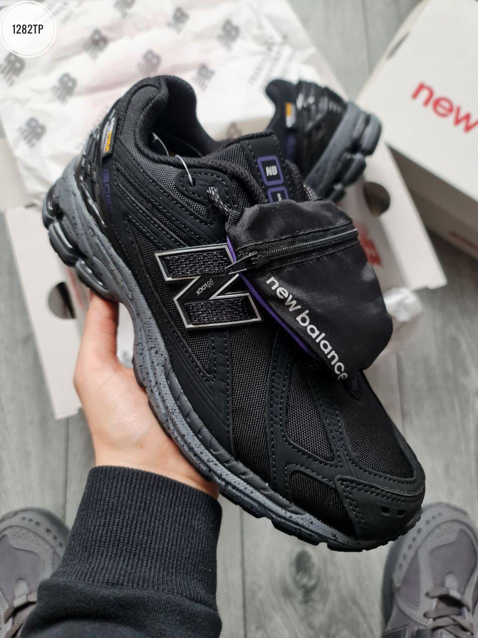 Чоловічі кросівки New Balance 1906R Cordura Pocket Black (Чорні) Нью Беланс 1906Р щільна сітка текстиль демісезон
