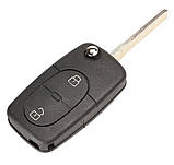 Заготівка викидного ключа Audi 2 кнопки лезо HU66 #107, фото 2